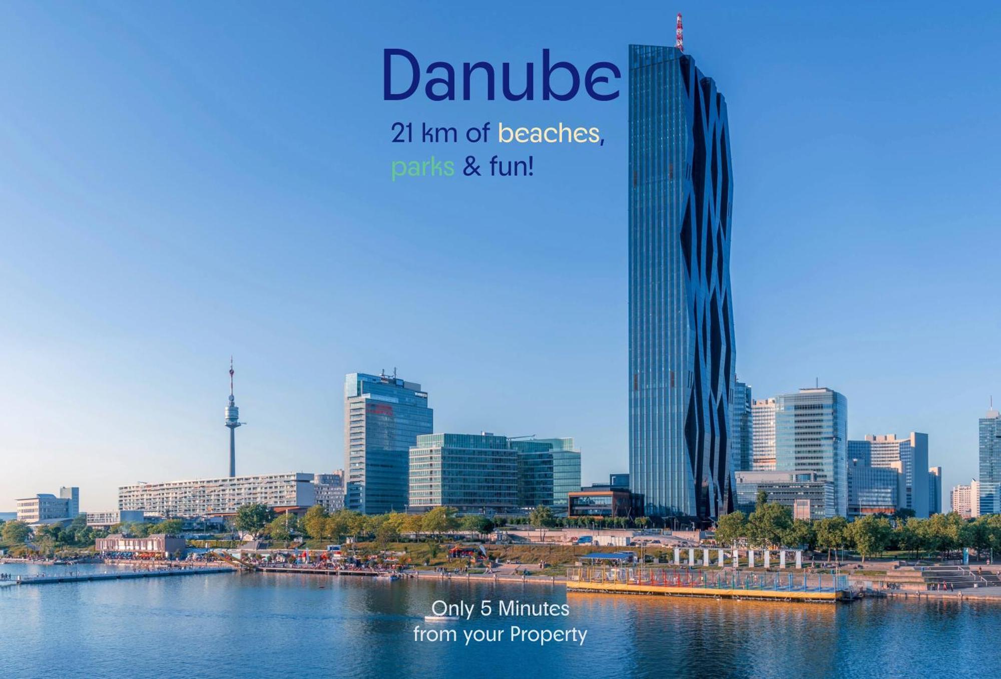 Joyful 2Br Shared Apt Near Millenium Tower & Danube River Wien Eksteriør billede
